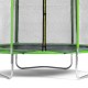 Батут DFC Trampoline Fitness с сеткой 10ft, зеленый