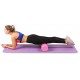 Ролик массажный для йоги INDIGO Foam roll IN021 45*15 см Черный